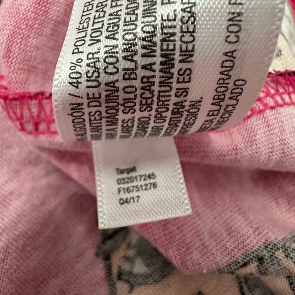 Cat & Jack Tiger Graphic Short Sleeve Tee in Pink Size XL 14 16 Girls - Picture 13 of 17